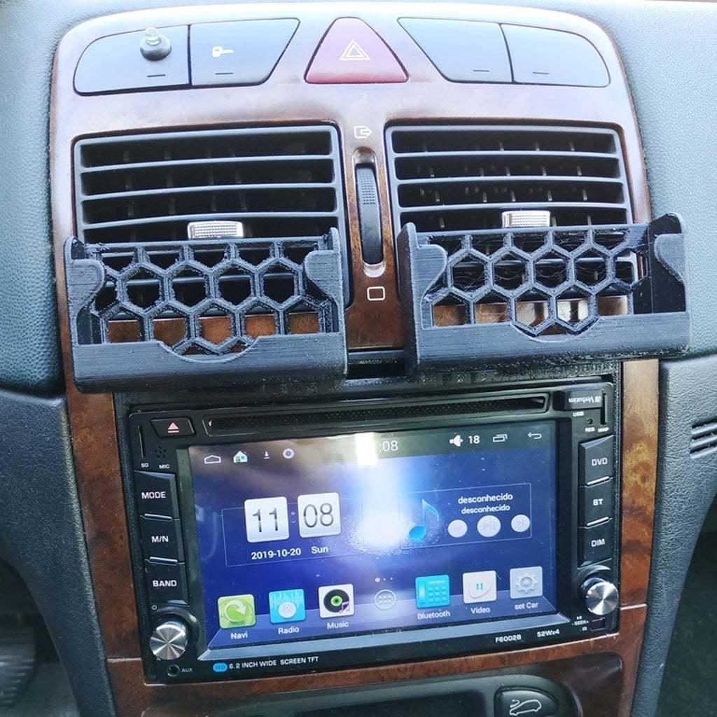 Peugeot 307 2-DIN Radyo Çerçevesi ve Telefon Tutucu