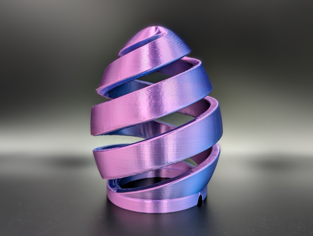 Sarmal Yumurta Lambası — Led Mum ve Led Disk Işık İçin Dekor (8,9 cm) görsel 2