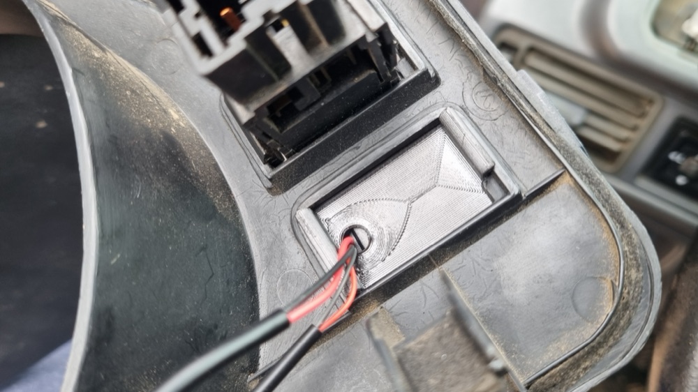 Mitsubishi Montero V20 Sis Farı Anahtar Kör Kapağı görsel 5