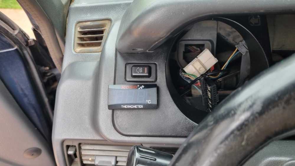 Mitsubishi Montero V20 Sis Farı Anahtar Kör Kapağı görsel 7