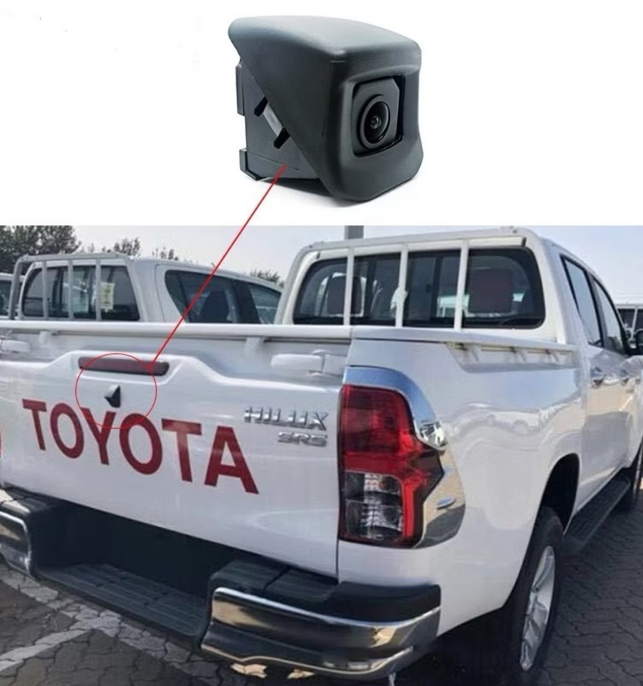 Toyota Hilux Arka Kamera Çerçevesi (2010-2017)