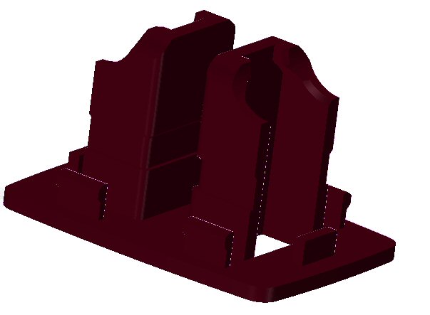 Peugeot / Citroën / Fiat Panelvan USB Montaj Yuvası (Cults3D) görsel 3
