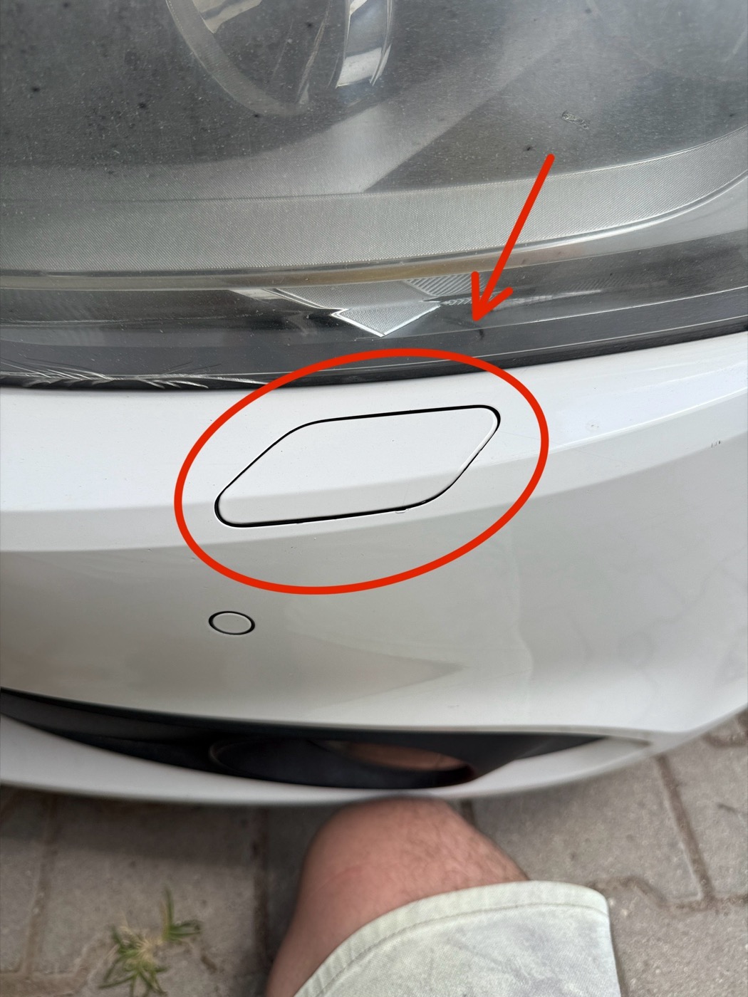 Volkswagen Jetta Far Yıkama Kapağı (2010-2015, 5C6955109)