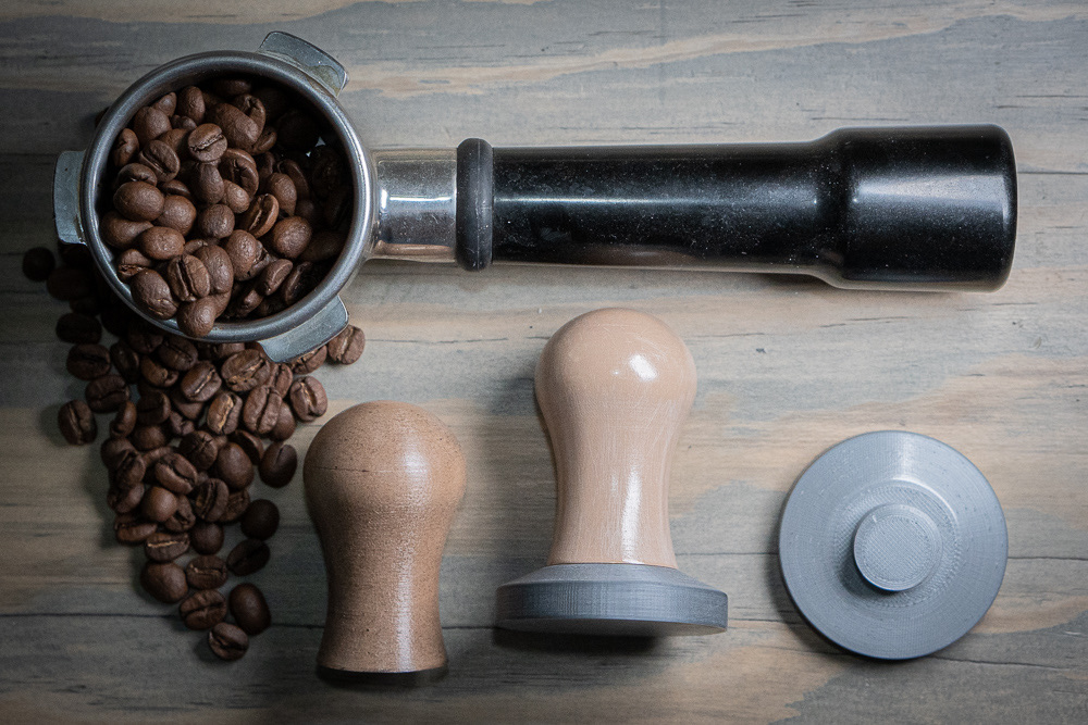 Espresso Tamper (Ahşap Desenli) görsel 2