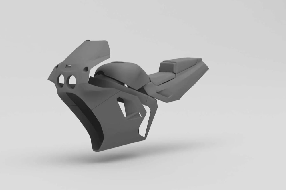 Kawasaki ZX7 Ninja RC gövde