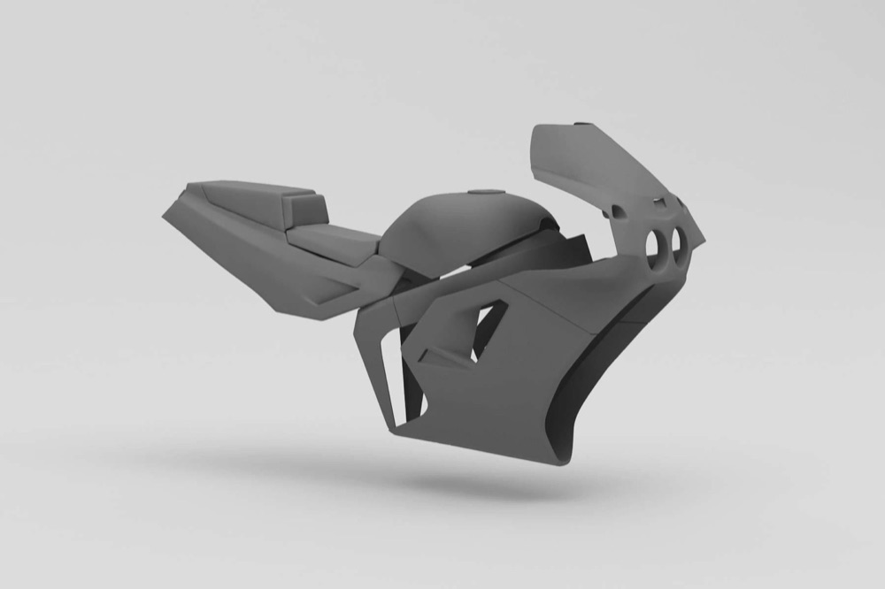 Kawasaki ZX7 Ninja RC gövde görsel 2