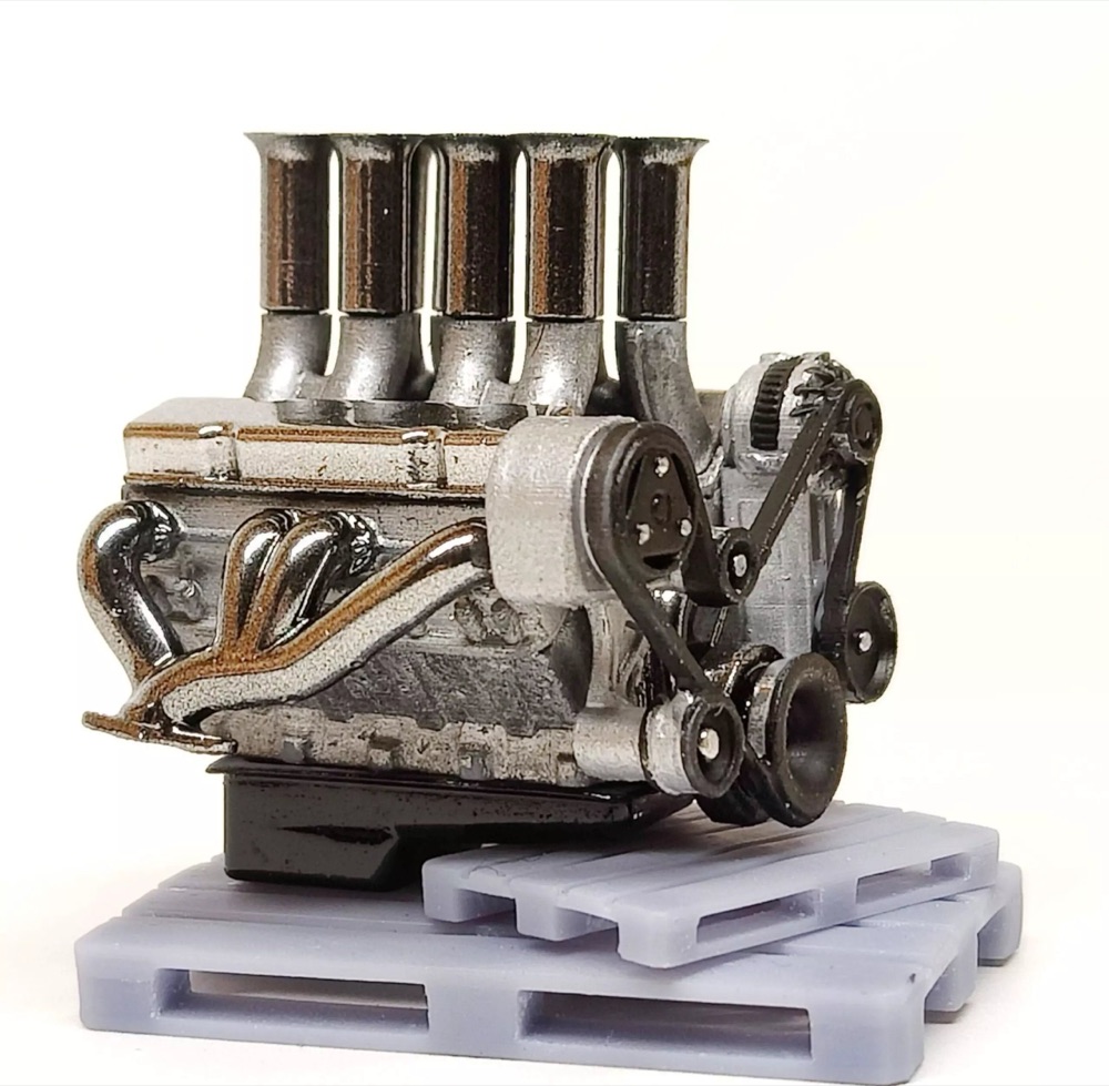 Chevy Small Block V8 Hilborn Emme Manifoldu