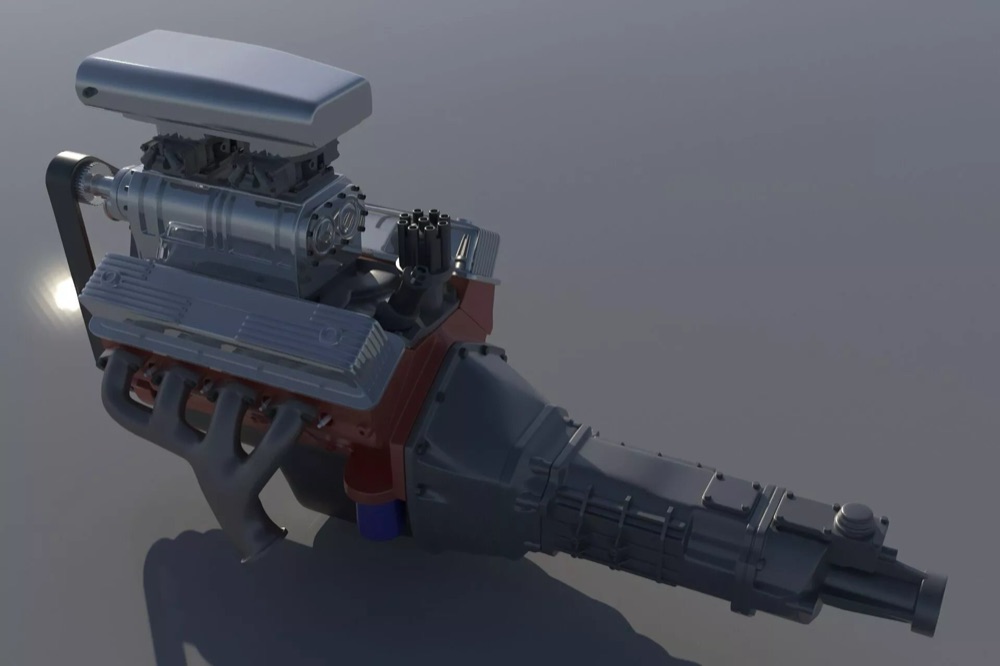 Chevrolet Big Block 454 Supercharger görsel 3