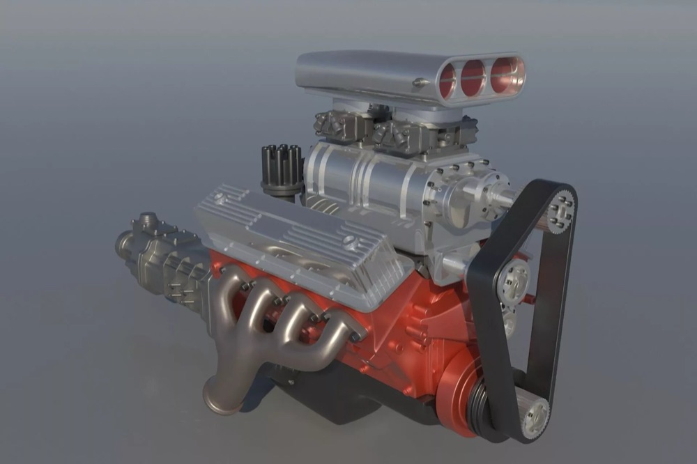 Chevrolet Big Block 454 Supercharger görsel 6