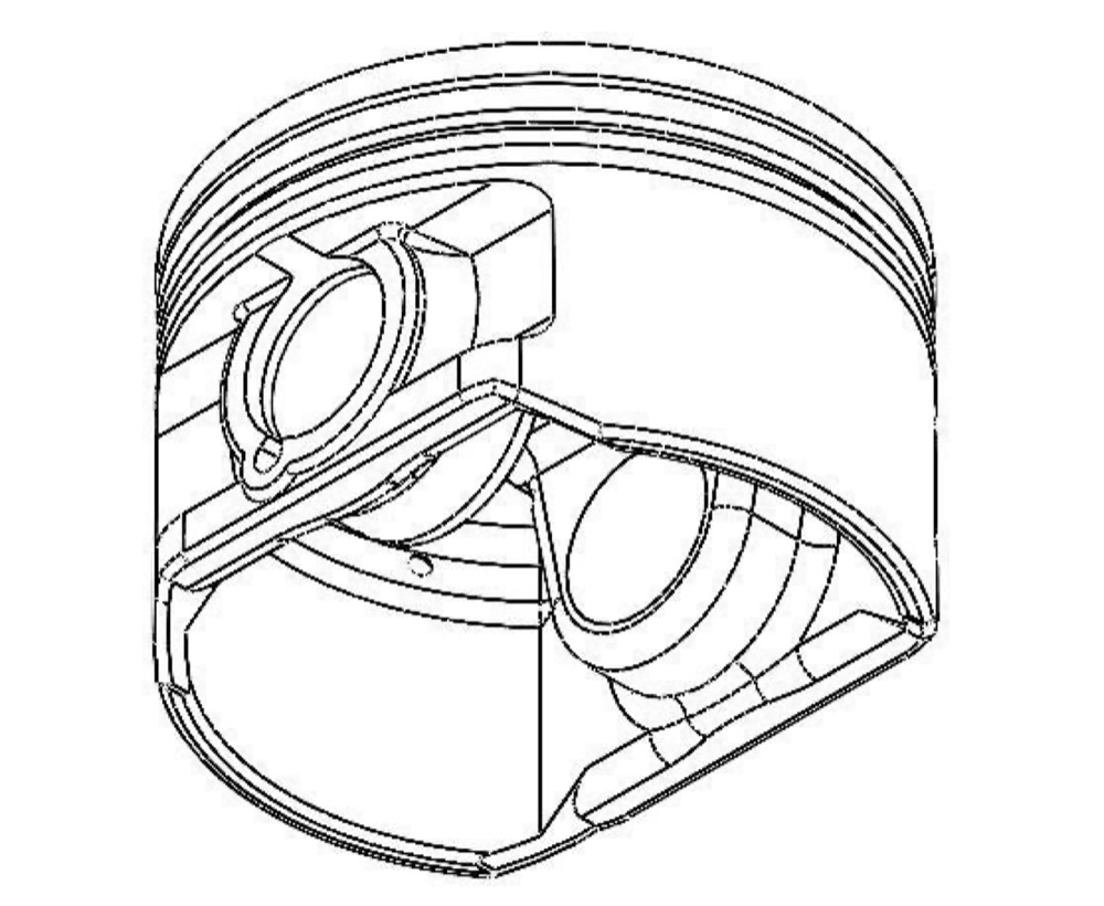 Volvo B5254T Motor Piston görsel 5