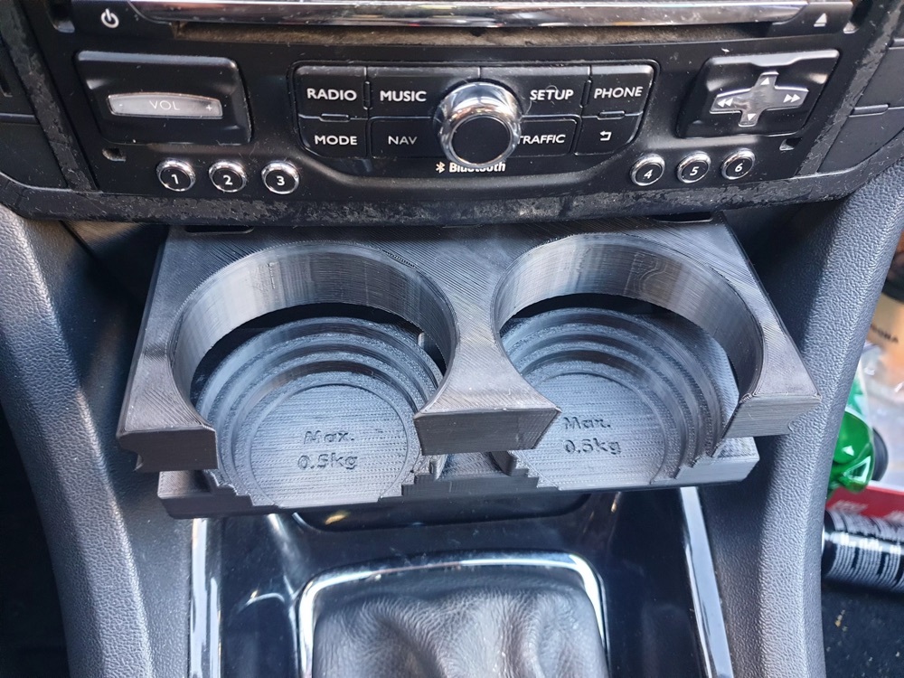 Citroën C5 X7 Katlanır (Kapaklı) Bardaklık görsel 2