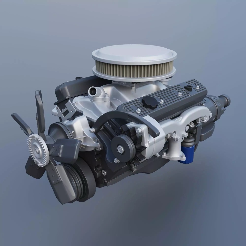 Chevrolet 350 Small Block V8 Motor