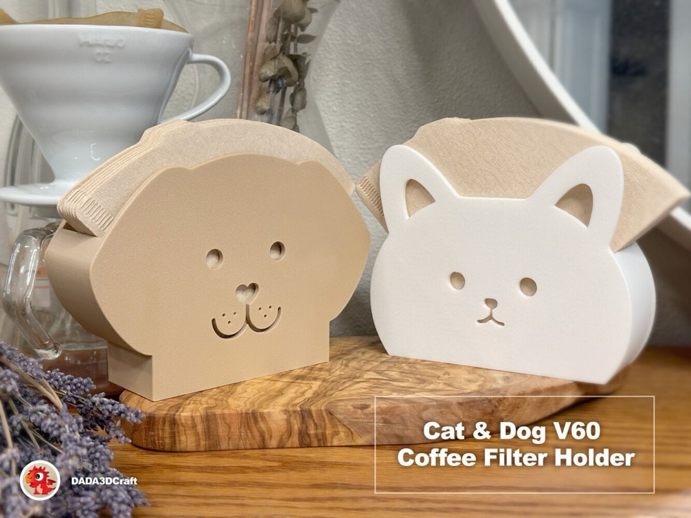 Labrador Figurlu V60 Kahve Filtre Tutucu görsel 4