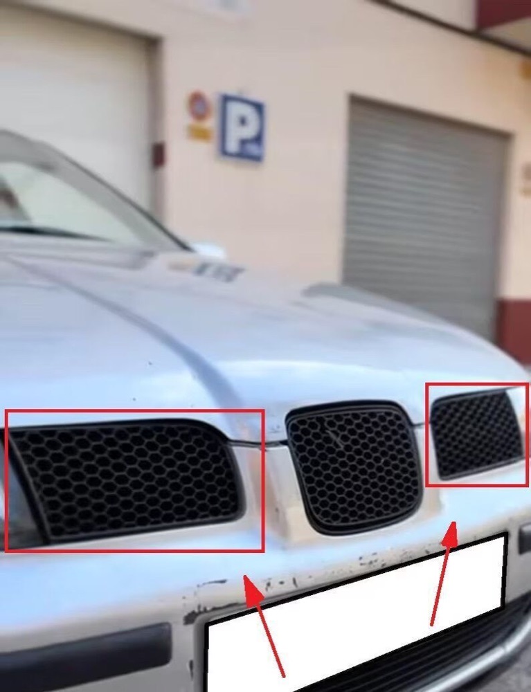 Seat Leon Cupra Mk1 Ön Yan Izgara Çifti görsel 2