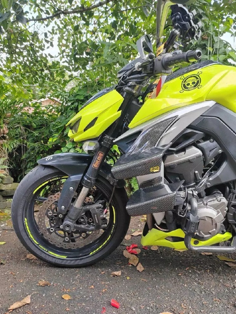 Kawasaki Z1000 winglet spoiler seti görsel 2