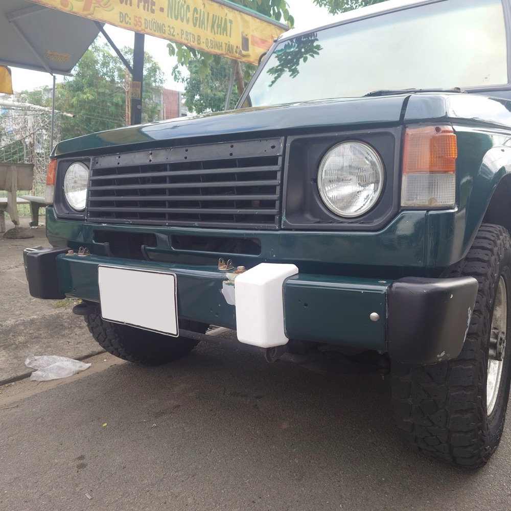 Mitsubishi Pajero Mk1 Ön Tampon Koruma Takozu görsel 3