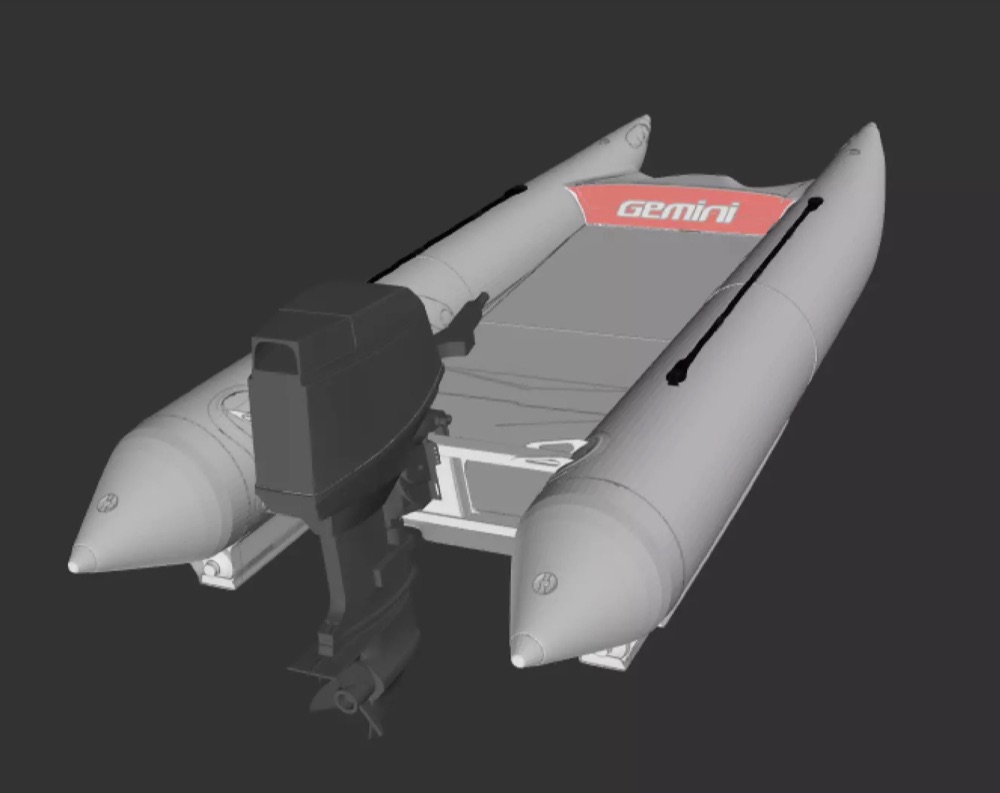 Gemini ThunderCat 50HP Yamaha tekne görsel 3