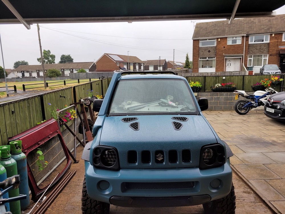 Suzuki Jimny JB43 Kaput Üstü Havalandırma Izgaraları (Bonnet Vent, Çift)