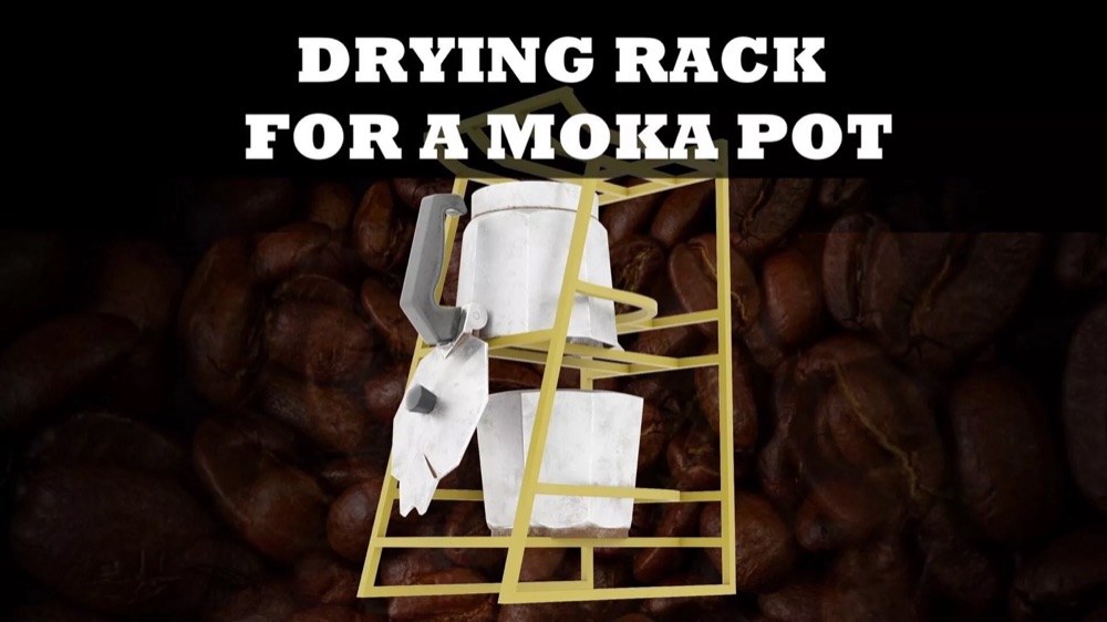 Moka Pot için Kurutma Rafı