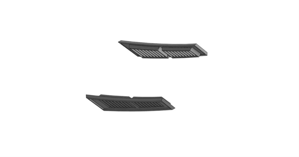 Ford XC Falcon Arka Çeyrek Panel Havalandırma Izgarası (Sağ/Sol Set)
