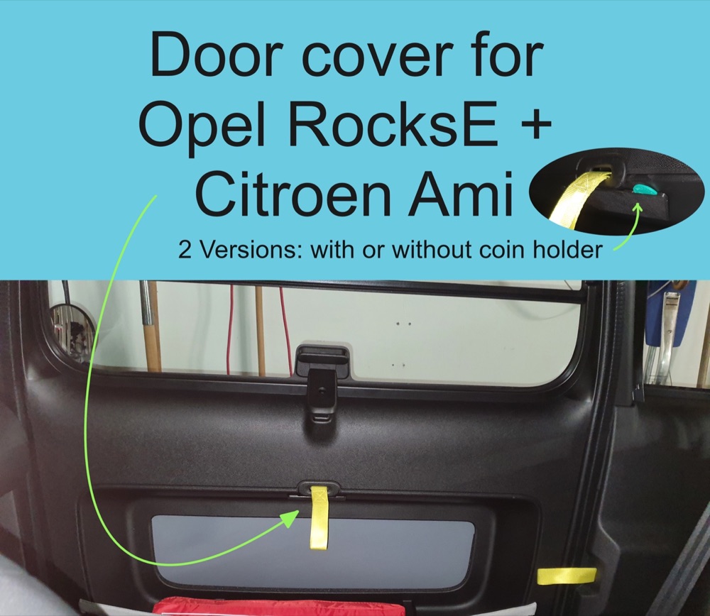 Citroen Ami ve Opel Rocks-E Kapı Kolu Kapak Aparatı görsel 4