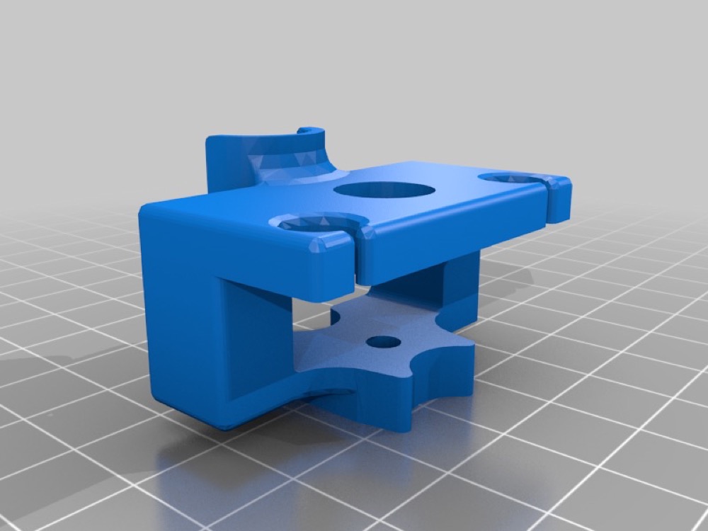 CTC 3D Yazıcı Üst Kablo Tutucu (Teflon Tüp Yuvalı)