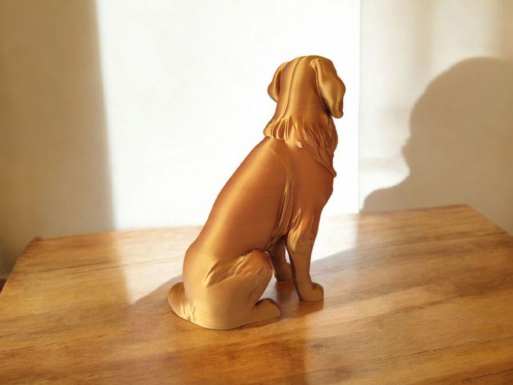 Golden Retriever Heykelciği görsel 3