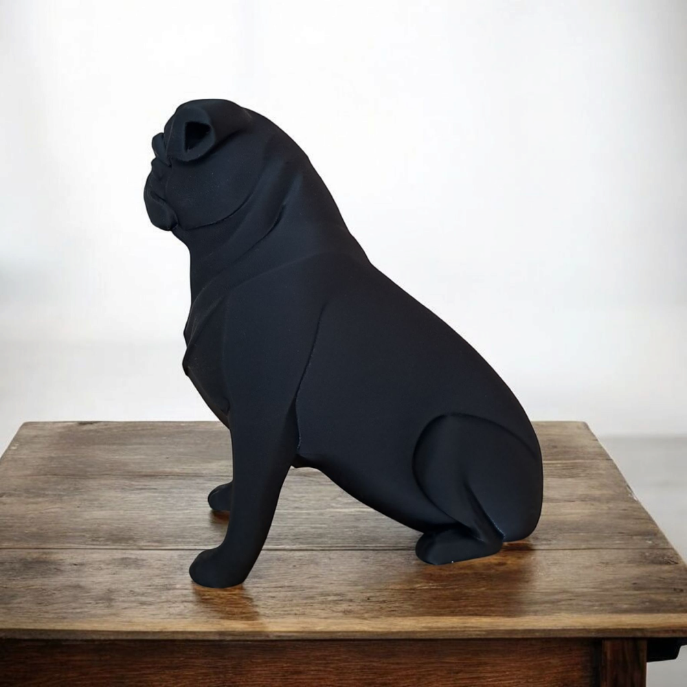 Pug Köpeği Heykelciği görsel 5