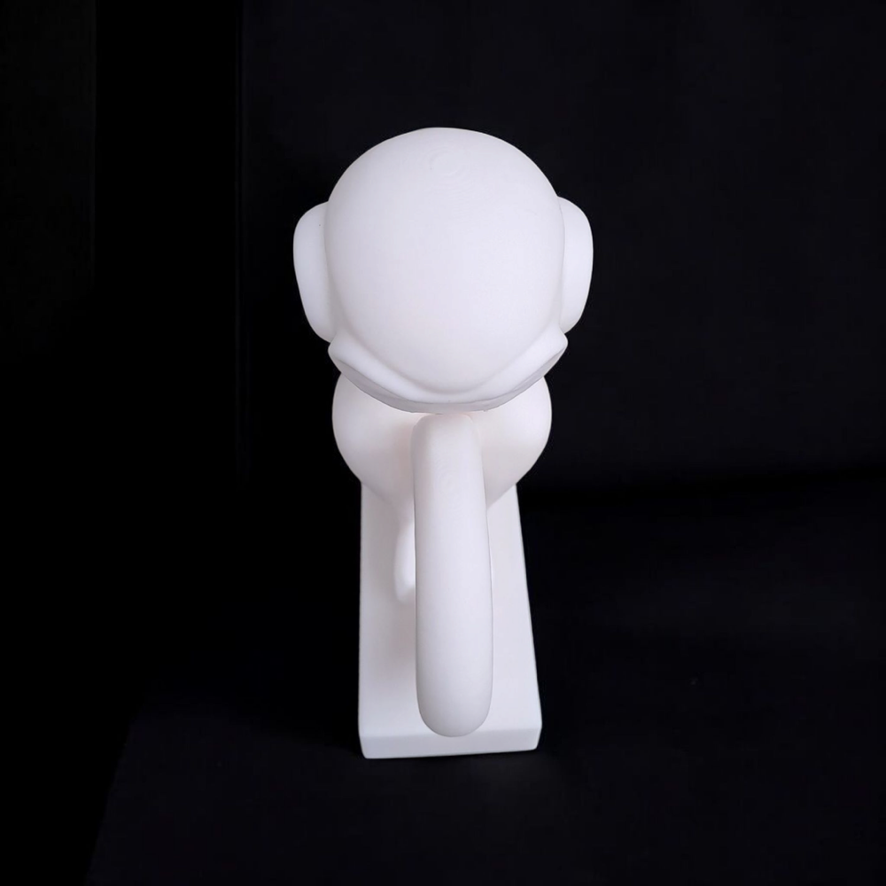 Minimalist Maymun Heykelciği görsel 5