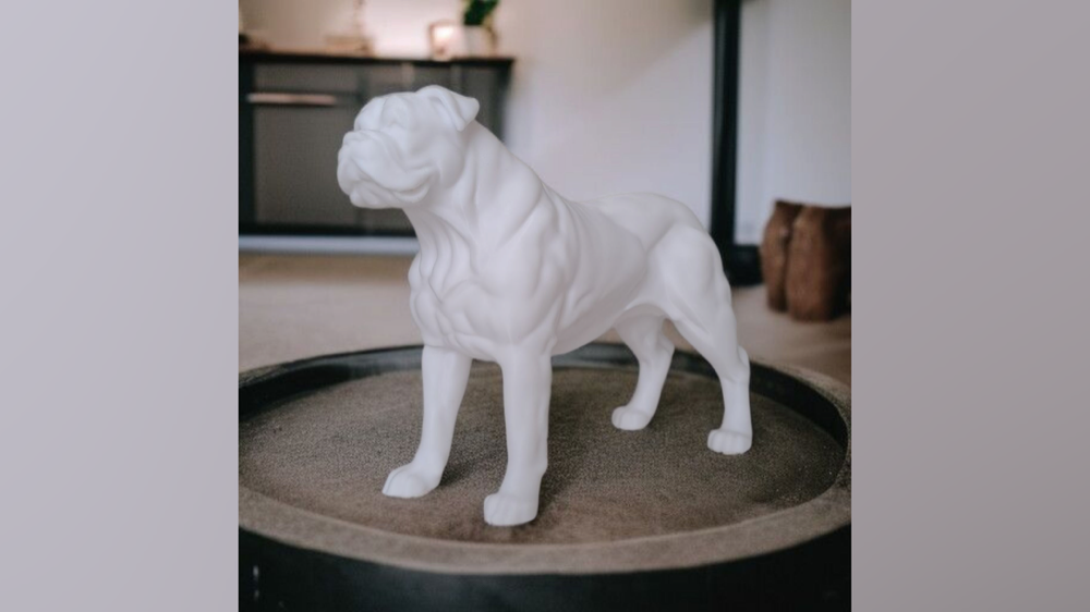 Amerikan Bulldog Heykeli