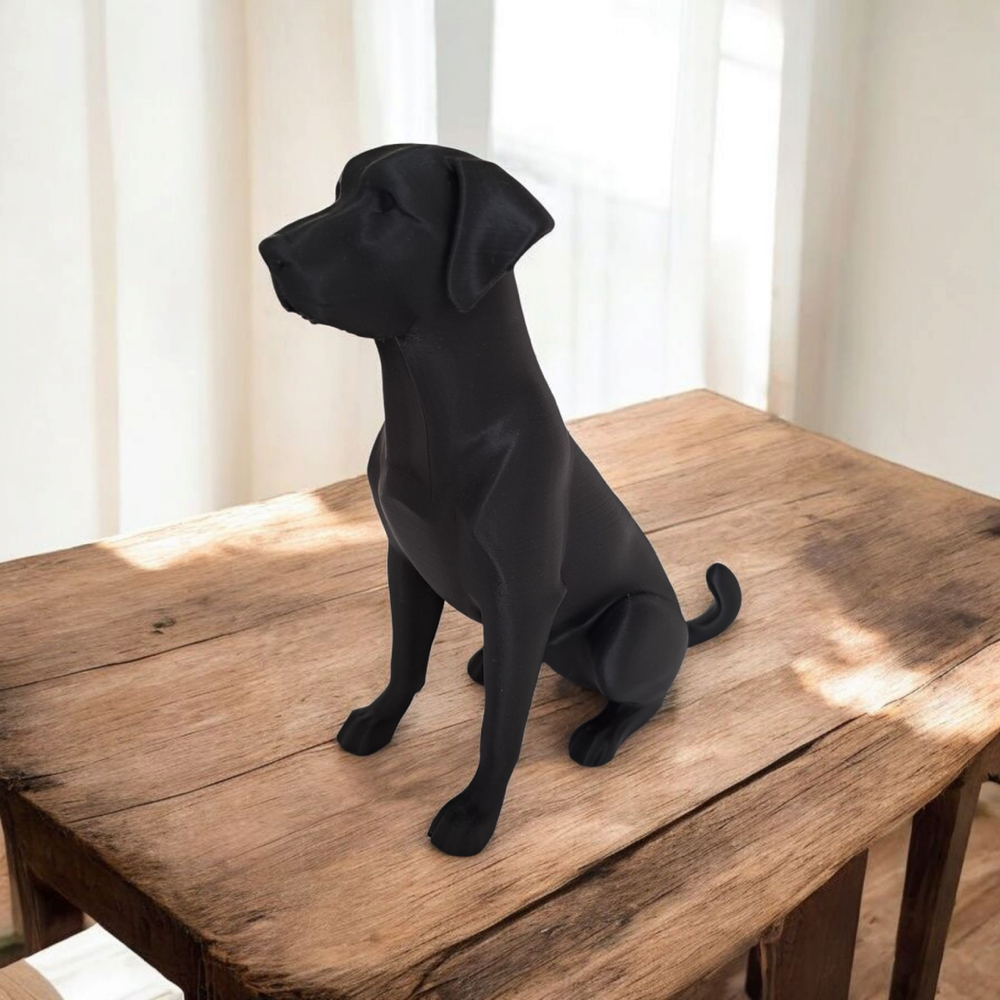Minimalist Labrador Heykelciği görsel 5