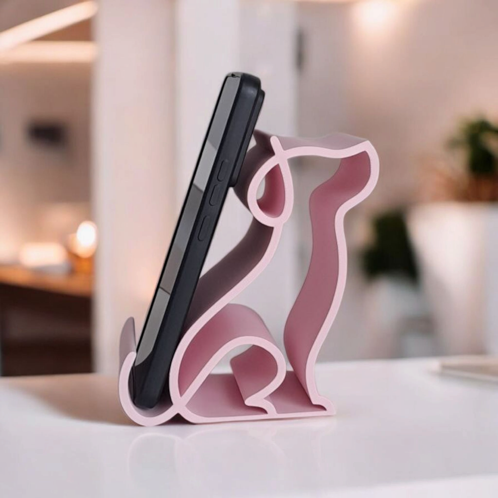 Yavru Köpekli Telefon Standı görsel 2