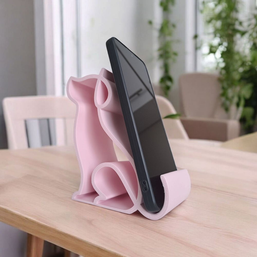 Yavru Köpekli Telefon Standı görsel 3