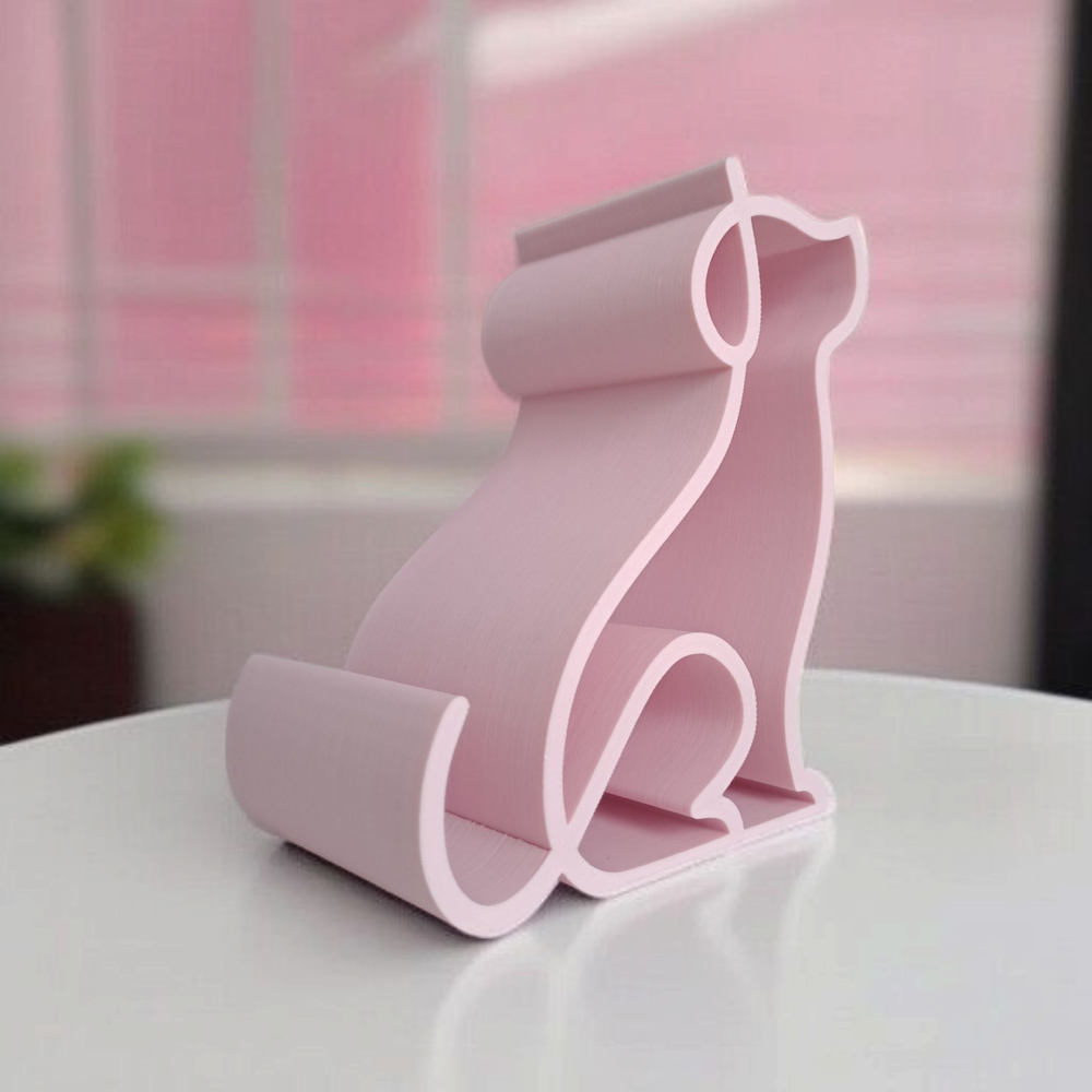 Yavru Köpekli Telefon Standı görsel 4