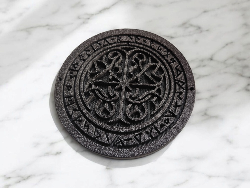 Kelt Rün Desenli Bardak Altlığı "Runestone" görsel 5