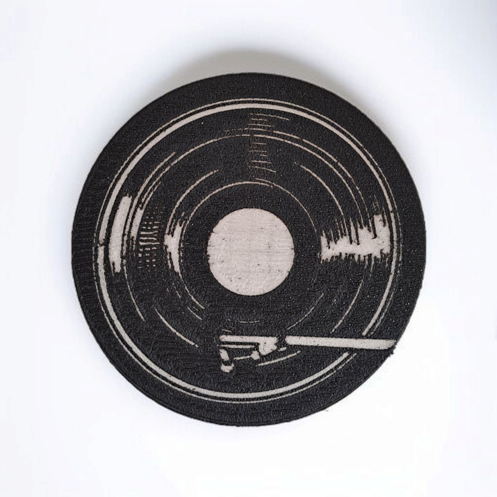 Nostaljik Plak Bardak Altlığı "Vintage Vinyl" görsel 4