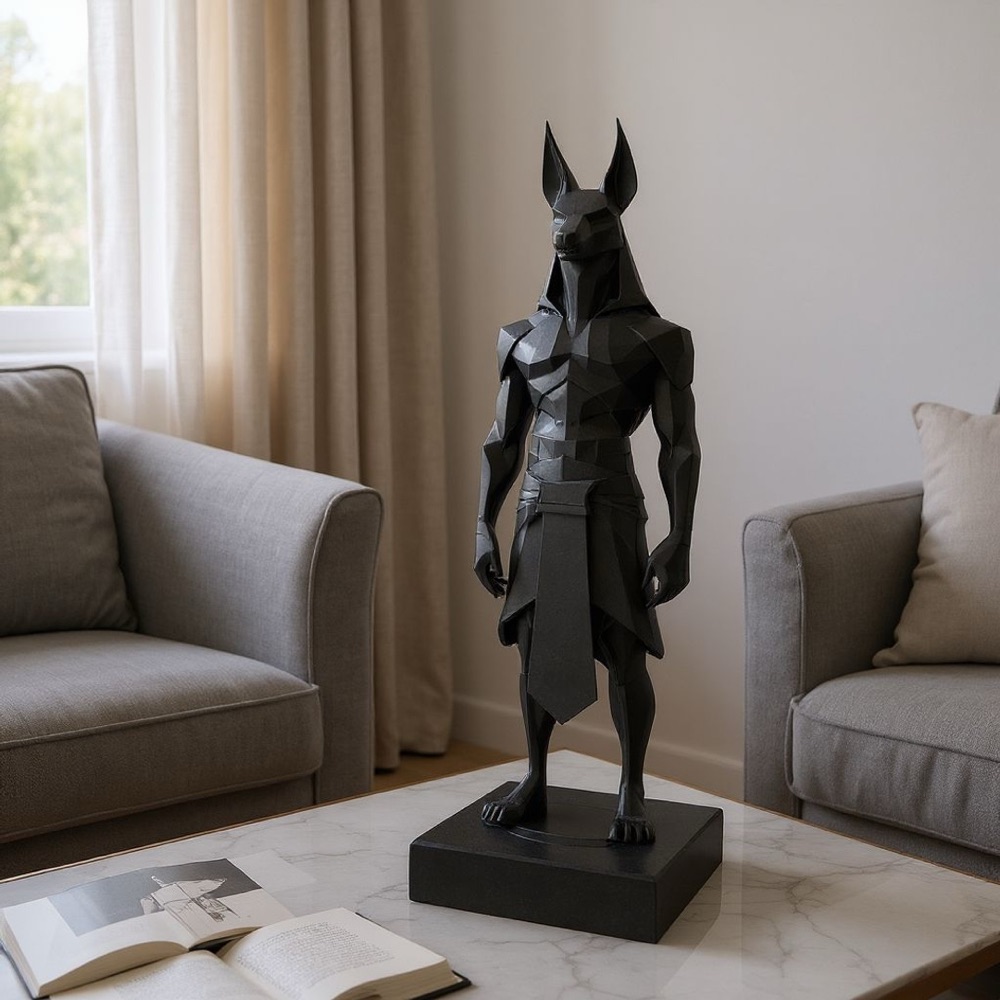 Low Poly Anubis Heykeli