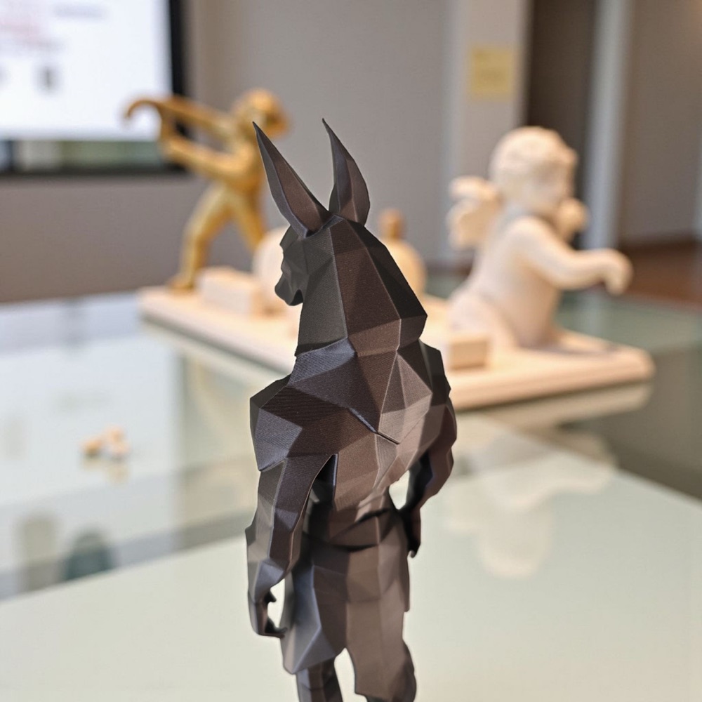 Low Poly Anubis Heykeli görsel 4