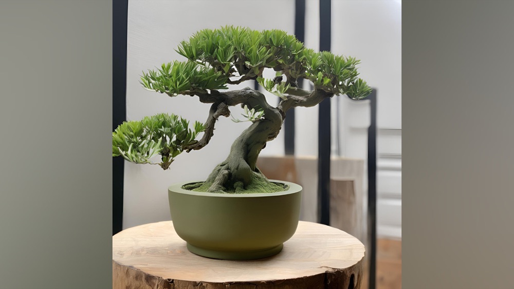 Minimalist Yuvarlak Bonsai Saksısı