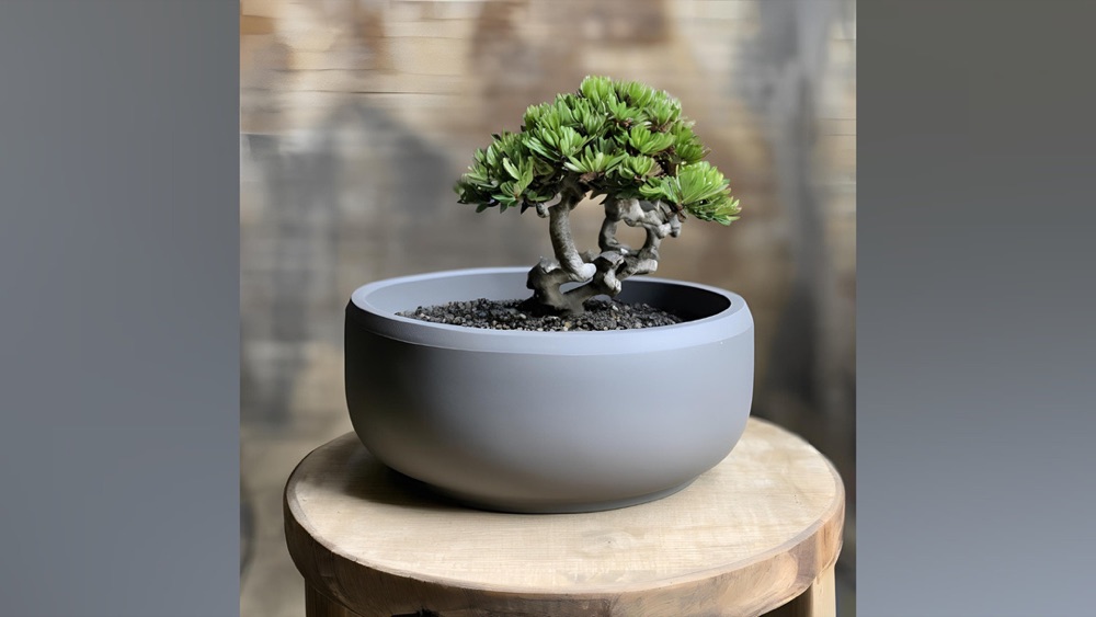 Yassı Bonsai Saksısı