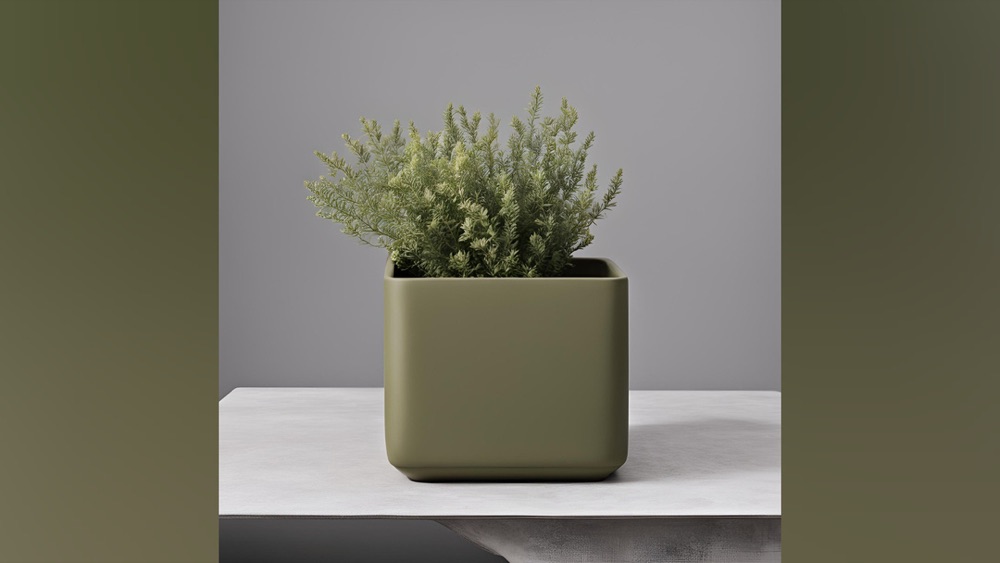 Minimalist Küp Saksı