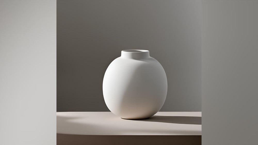 Yuvarlak Minimalist Vazo