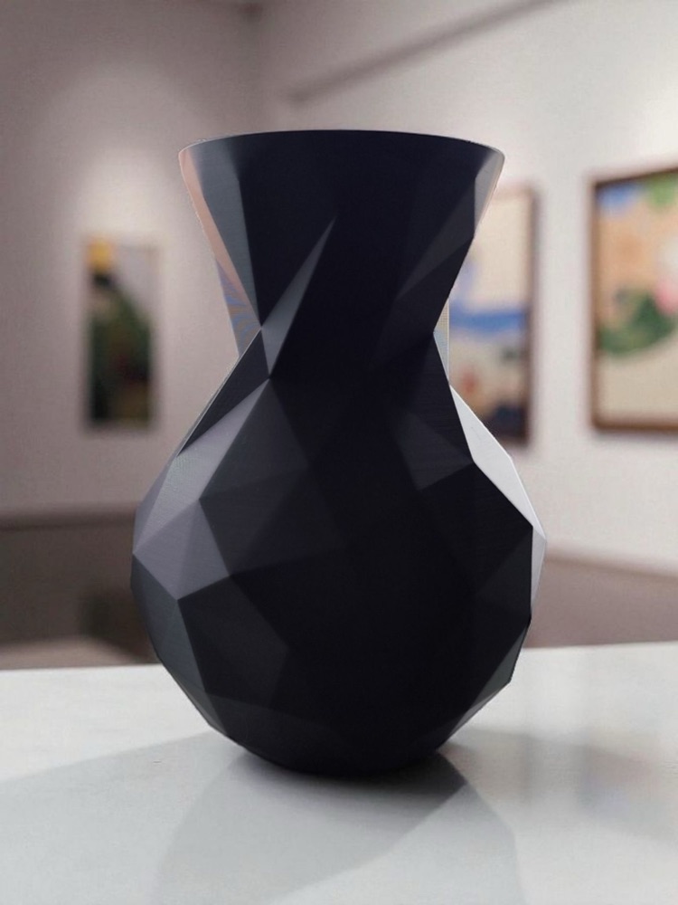Minimalist Low Poly Vazo görsel 4