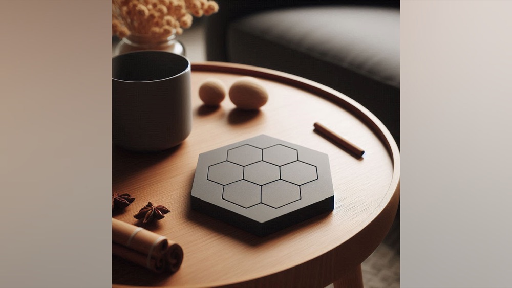 Minimalist Altıgen Bardak Altlığı Seti