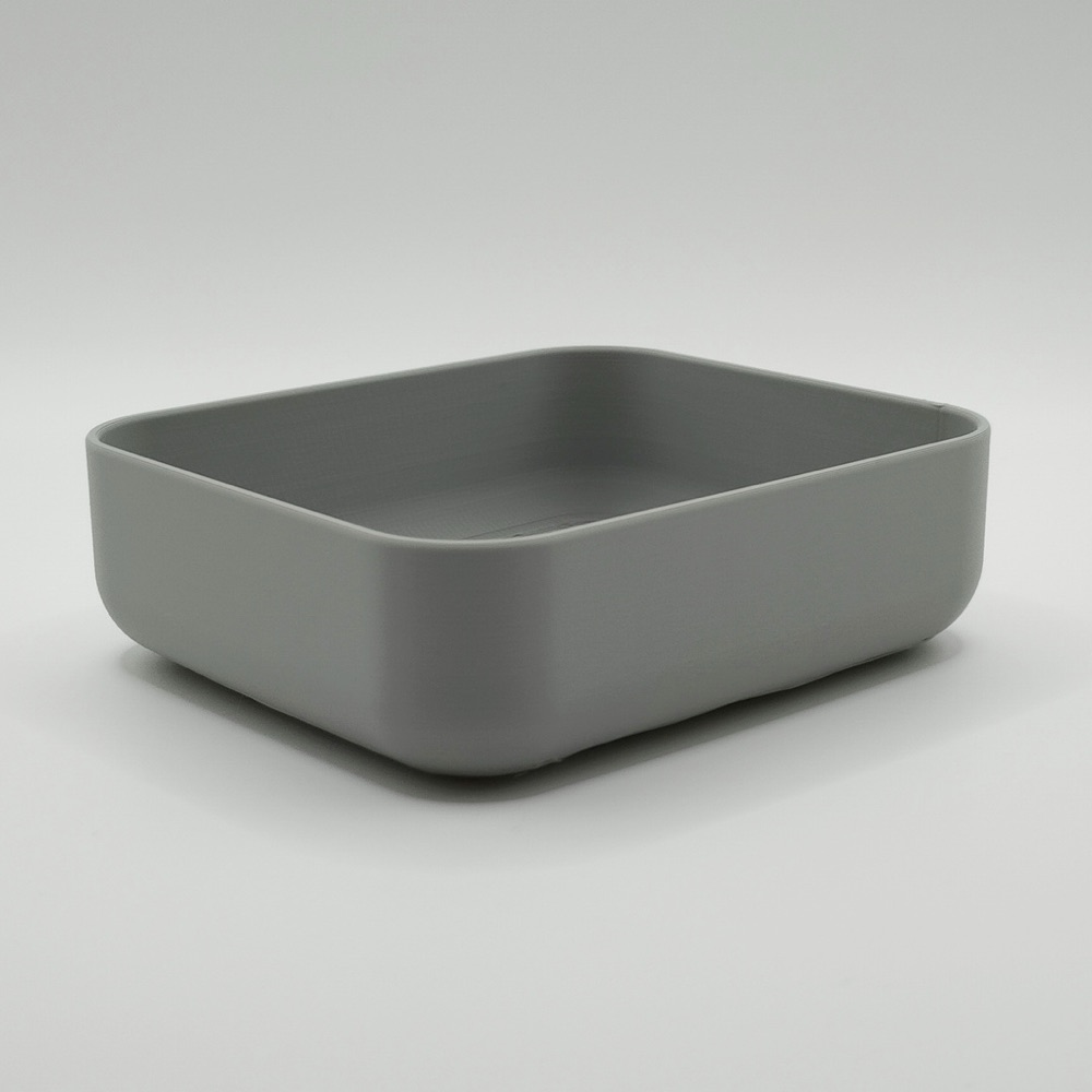 Kare Formlu Minimalist Kase "Square Pot" görsel 2