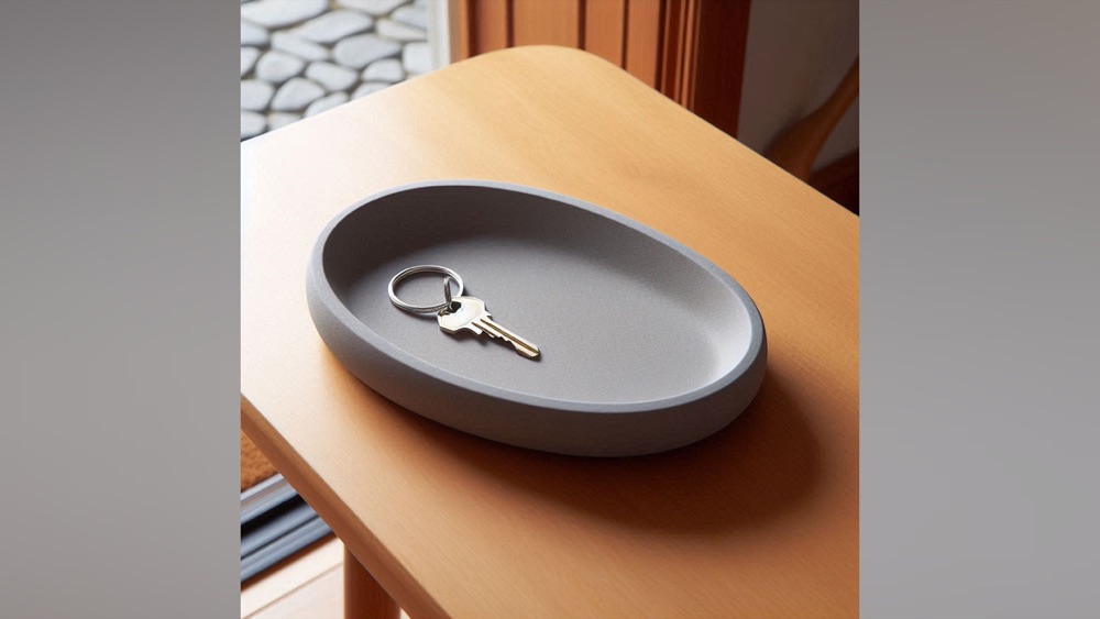 Oval Anahtar ve Bozuk Para Tepsisi "Drop"