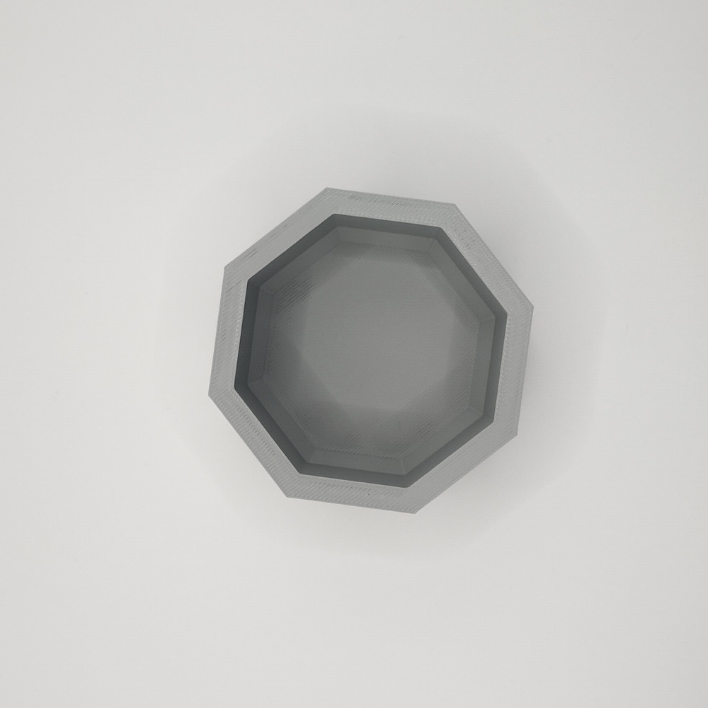 Minimalist Sekizgen Sukulent Saksısı görsel 3