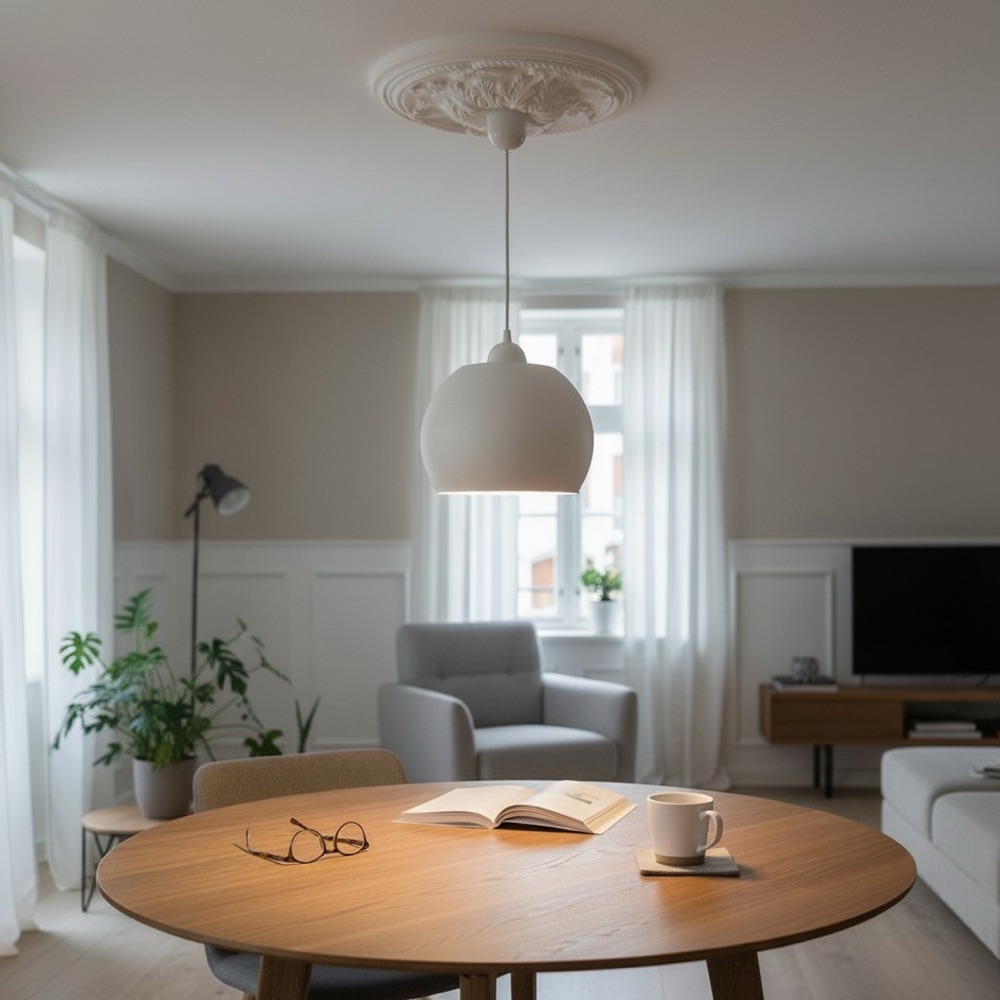 Modern Baloncuk Lamba Abajuru (E27/E26) görsel 3