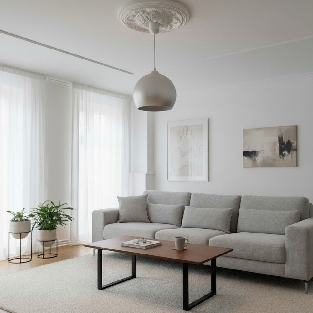 Modern Baloncuk Lamba Abajuru (E27/E26) görsel 4