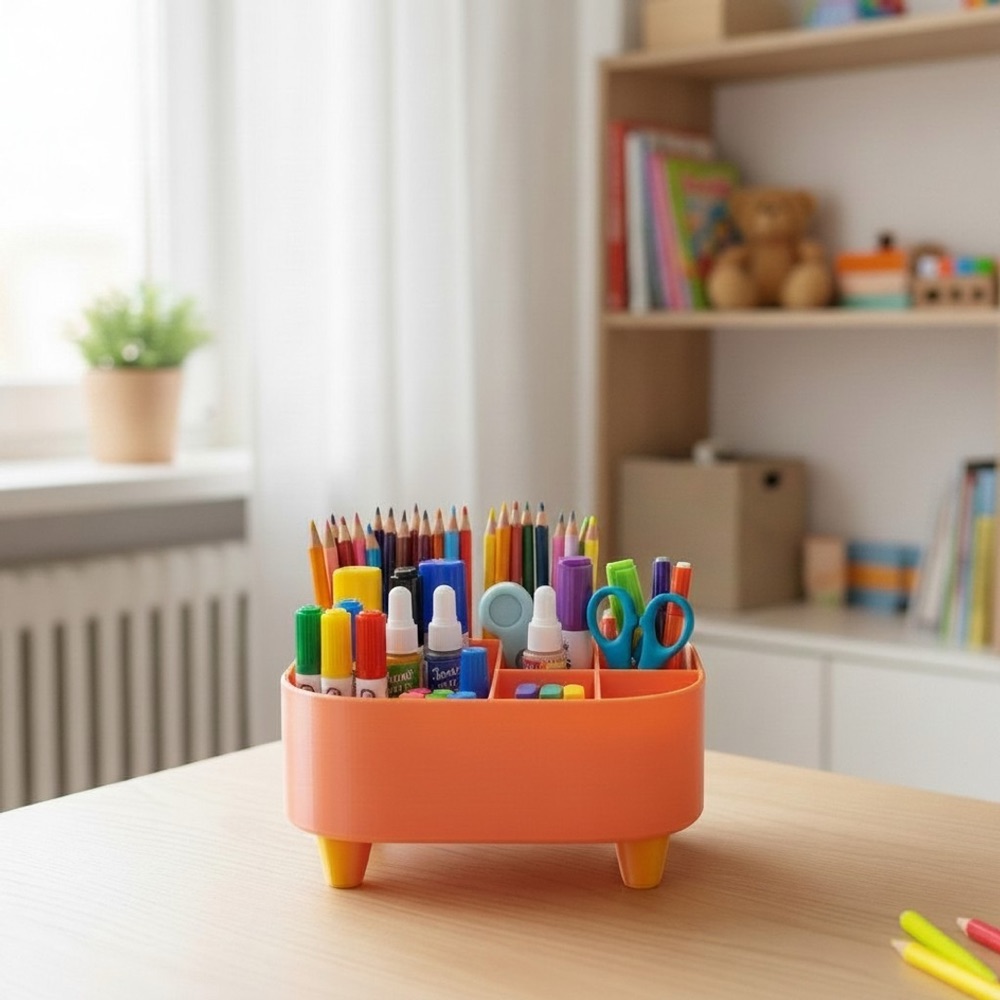 Ayaklı Sevimli Mini Organizer görsel 3